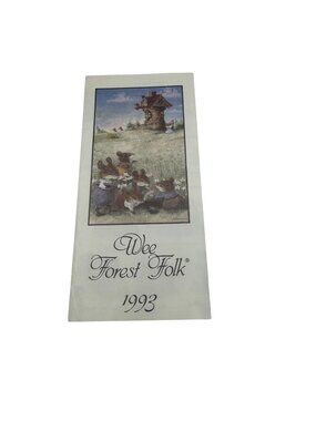 Wee Forest Folk Catalog 1993 Collectible Booklet Magazine Annette Petersen